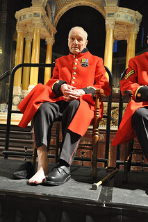 Chelsea Pensioner at Maundy Thursday