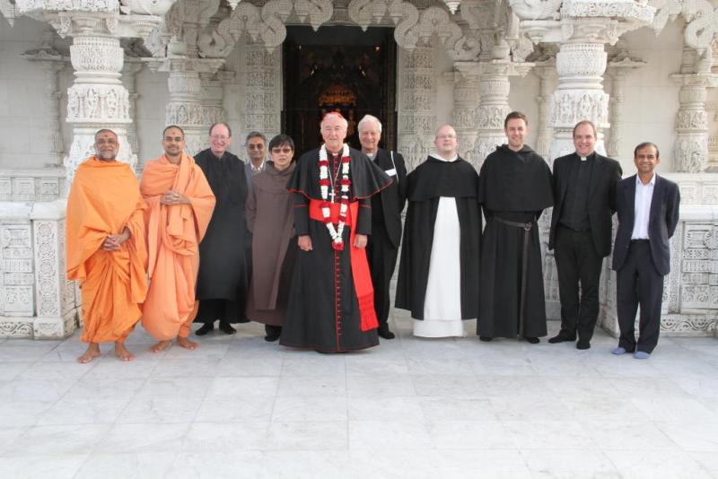 Cardinal Vincent re-visits Neasden Temple