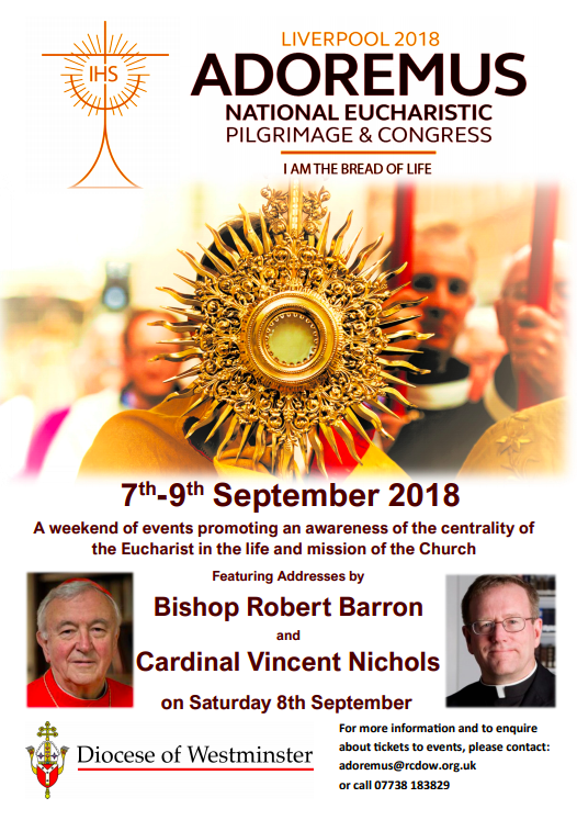 Adoremus 2018: National Eucharistic Congress - Diocese of Westminster
