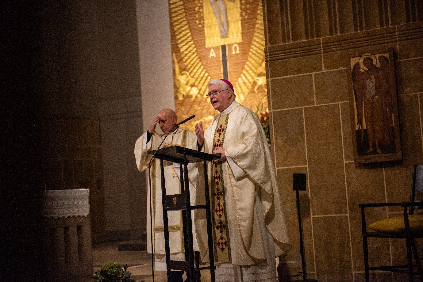 Bishop Jim Curry celebrates the Catholic Children's Society's £1 Million Milestone