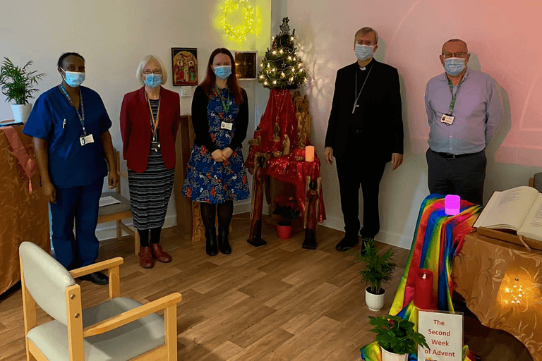Bishop Nicholas visits Mildmay Hospital to bless chapel - Diocese of Westminster