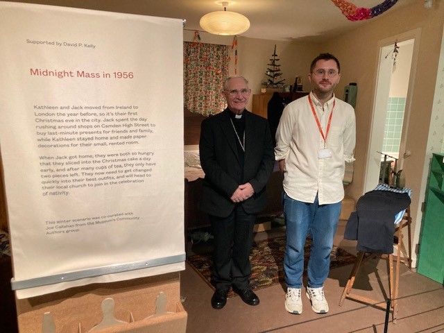 Bishop Paul McAleenan visits the Museum of the Home