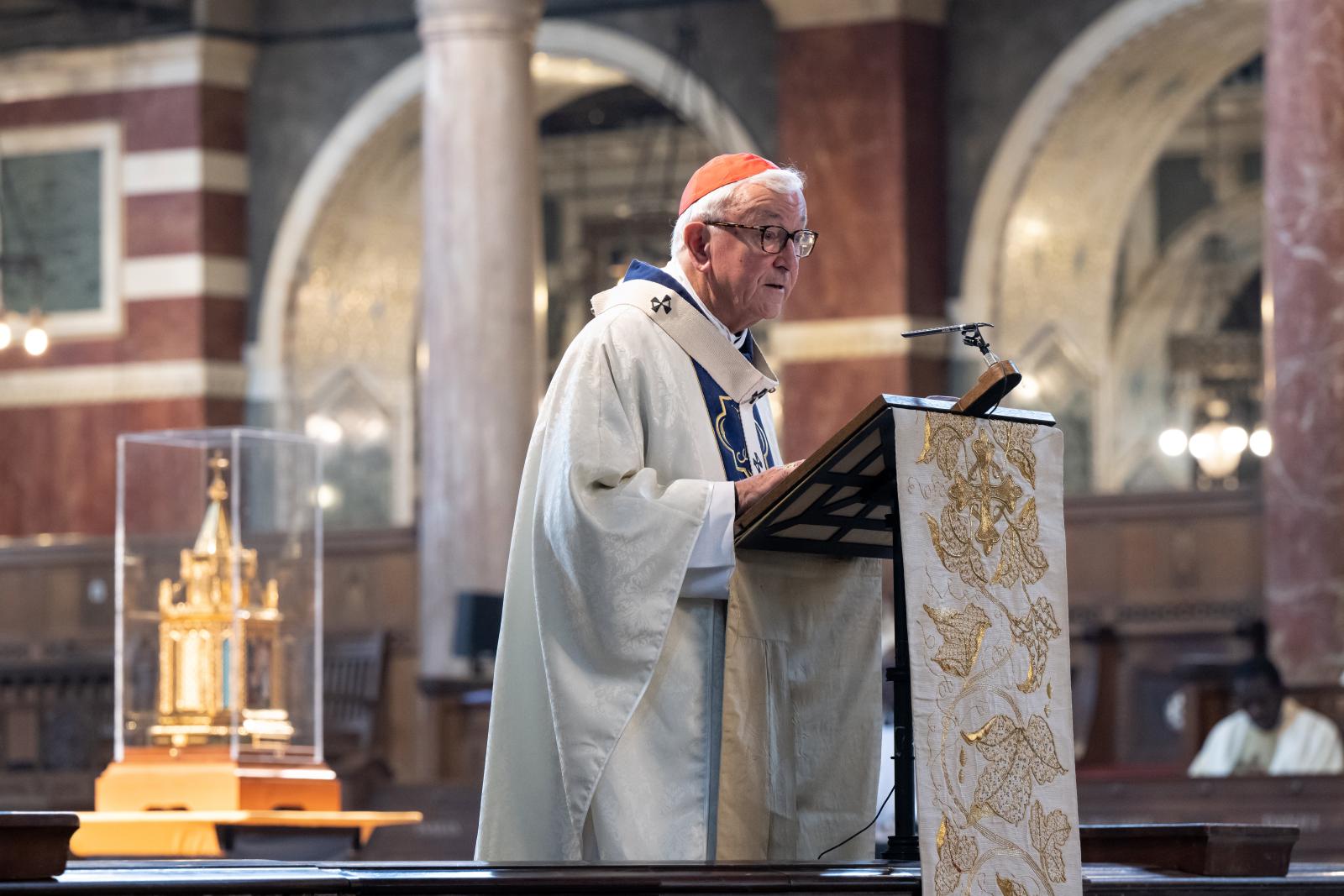 Cardinal's homily for the arrival of the Relics of St Bernadette - Diocese of Westminster