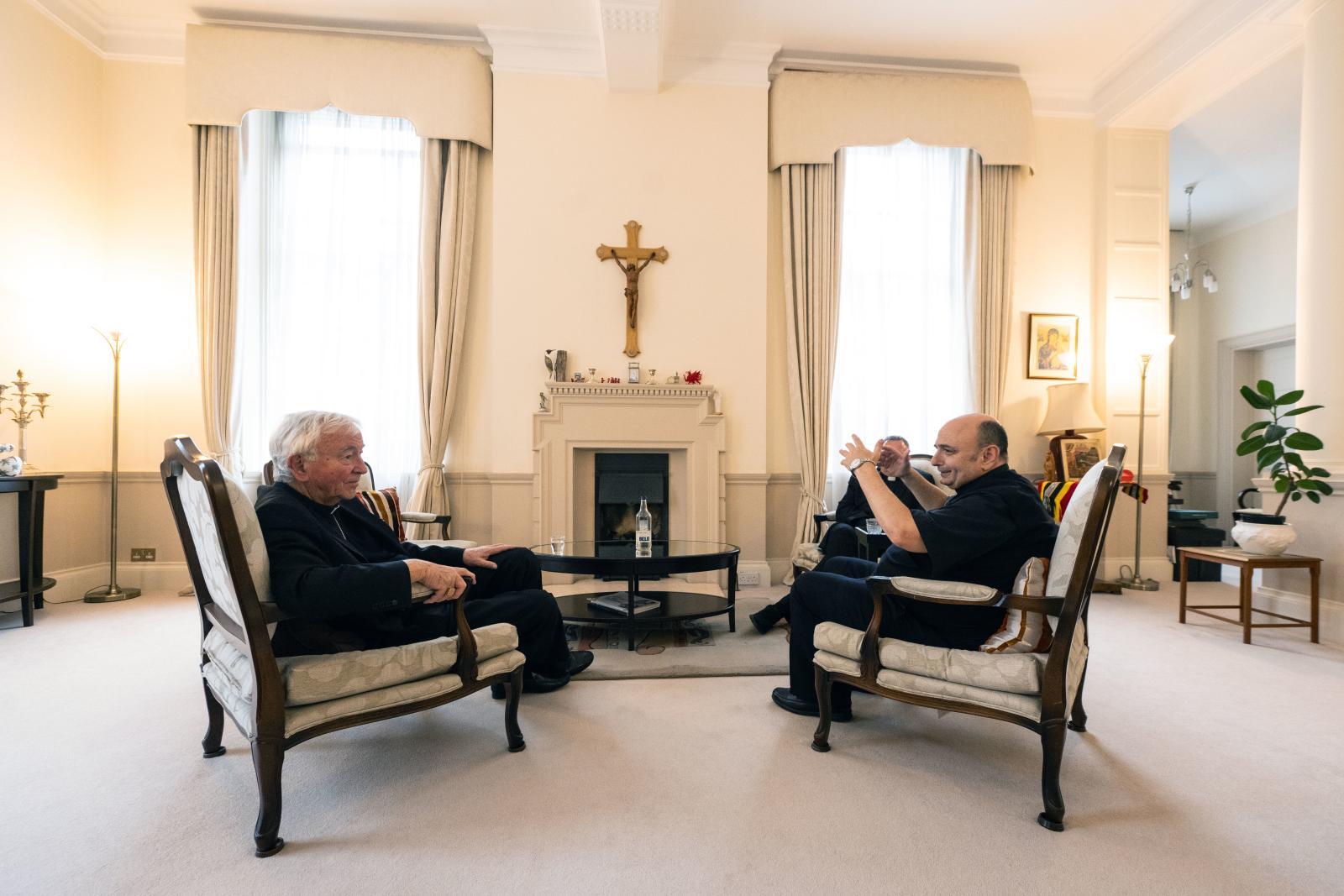 Cardinal Nichols expresses prayer and sorrow after 'appalling strike' on Gaza's Holy Family Church