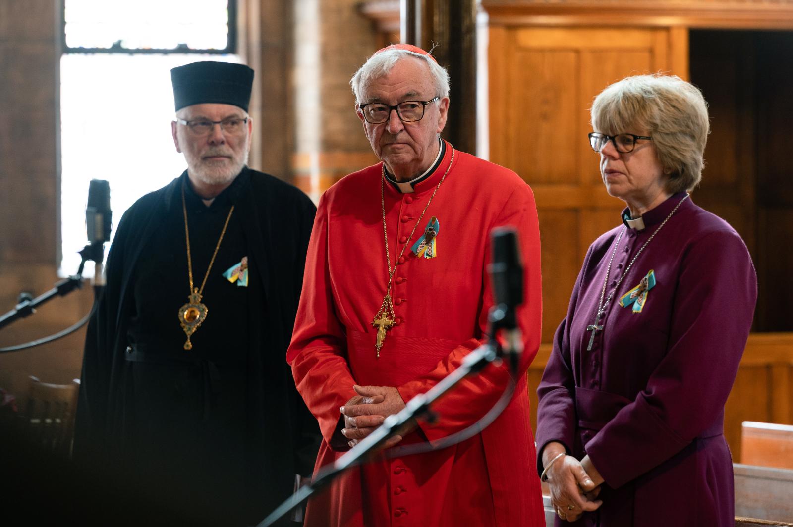 Cardinal Congratulates Bishop Kenneth Nowakowski on Recieving OBE 