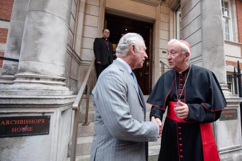 Cardinal prays for King's recovery 