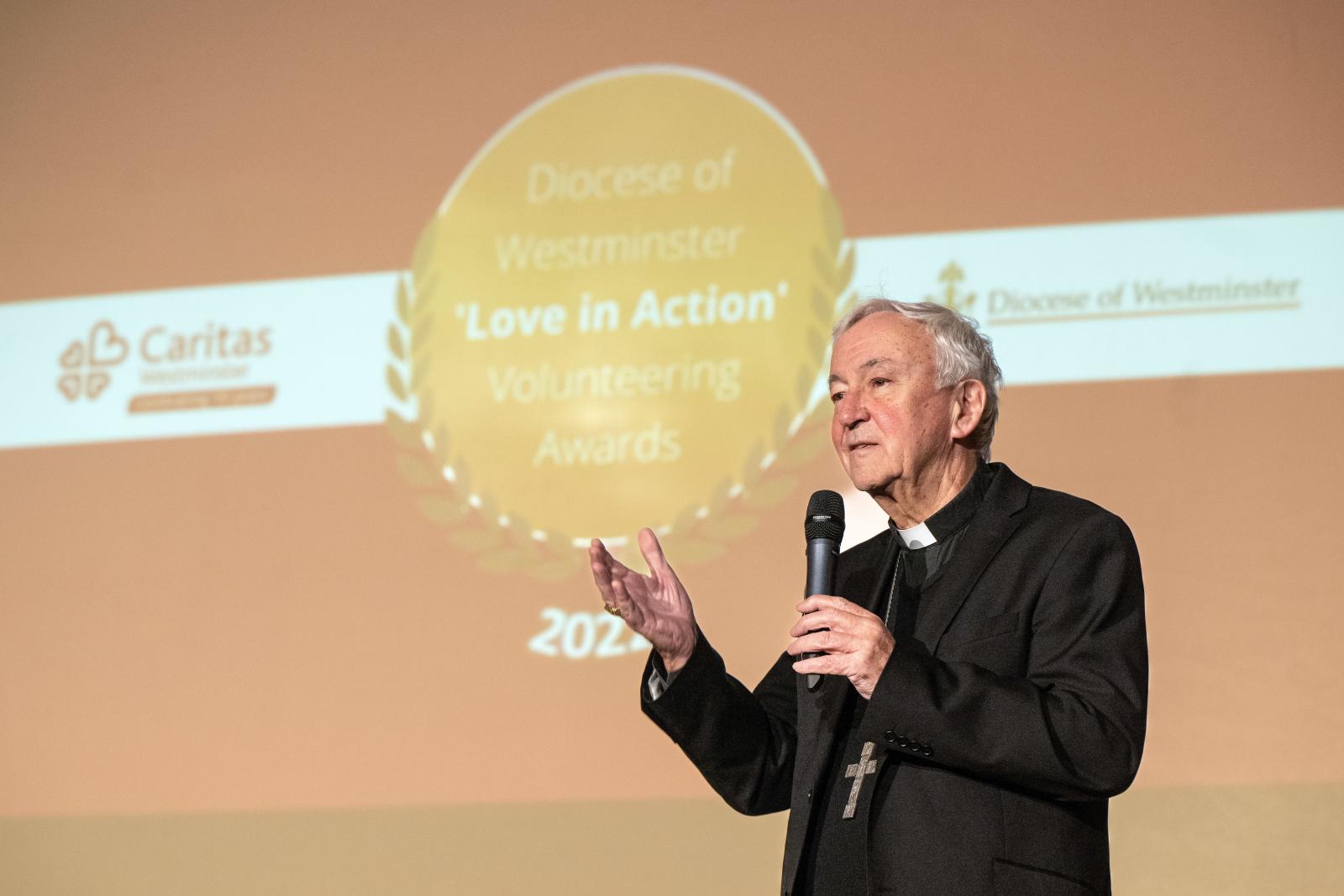 Cardinal gives thanks for 10 years of Caritas Bakhita House