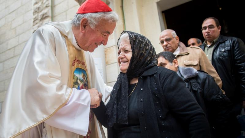 Cardinal on 'desperate situation' at Holy Family Church Gaza