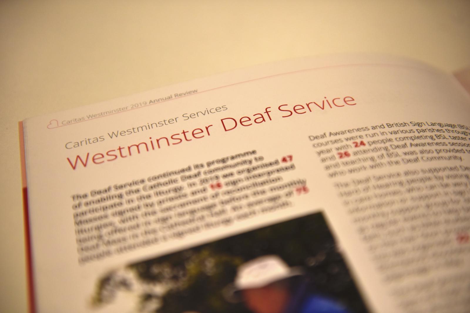 Why I Volunteer with the Caritas Deaf Service - Diocese of Westminster