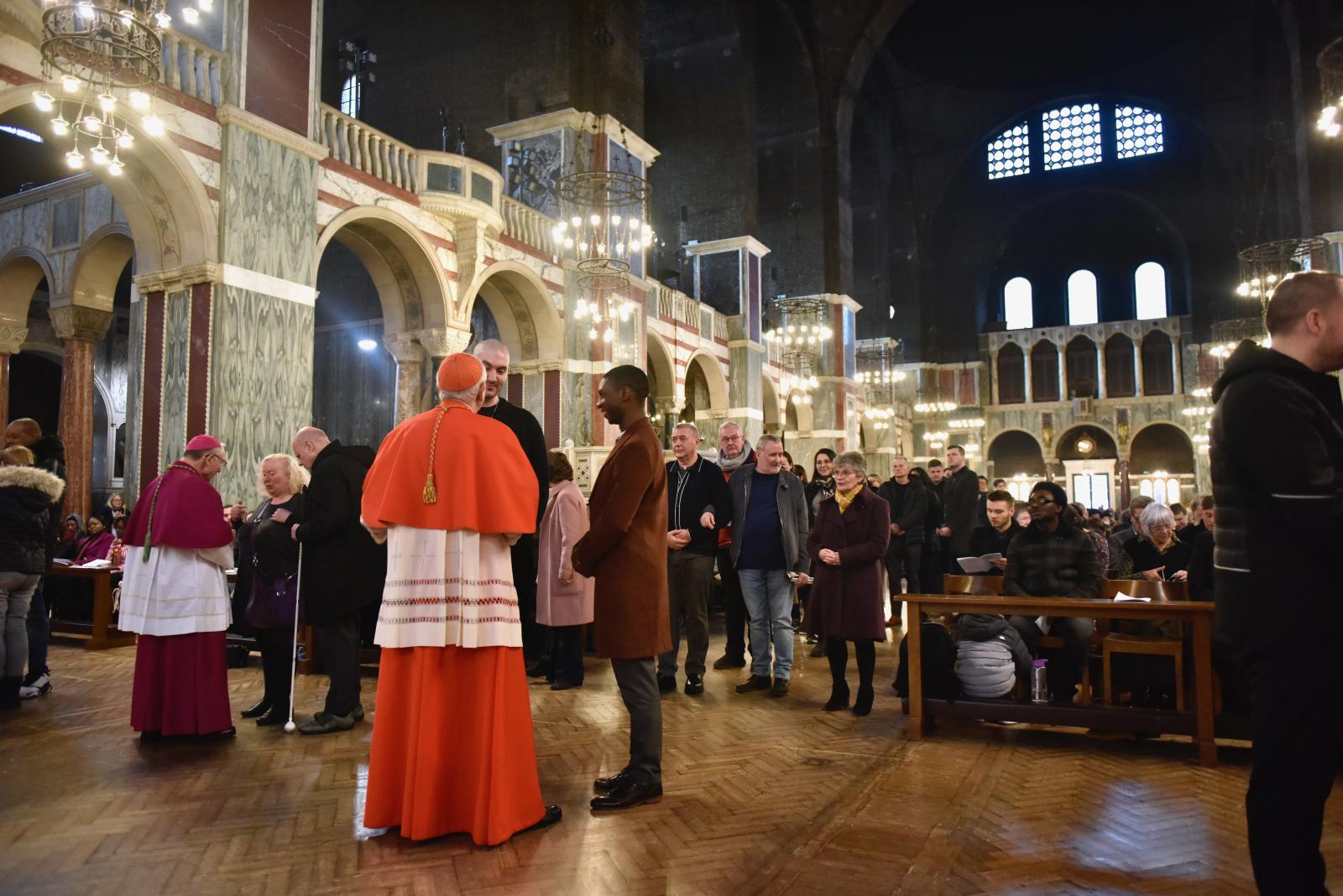 Westminster Cathedral welcomes 350 for the Rite of Election - Diocese of Westminster
