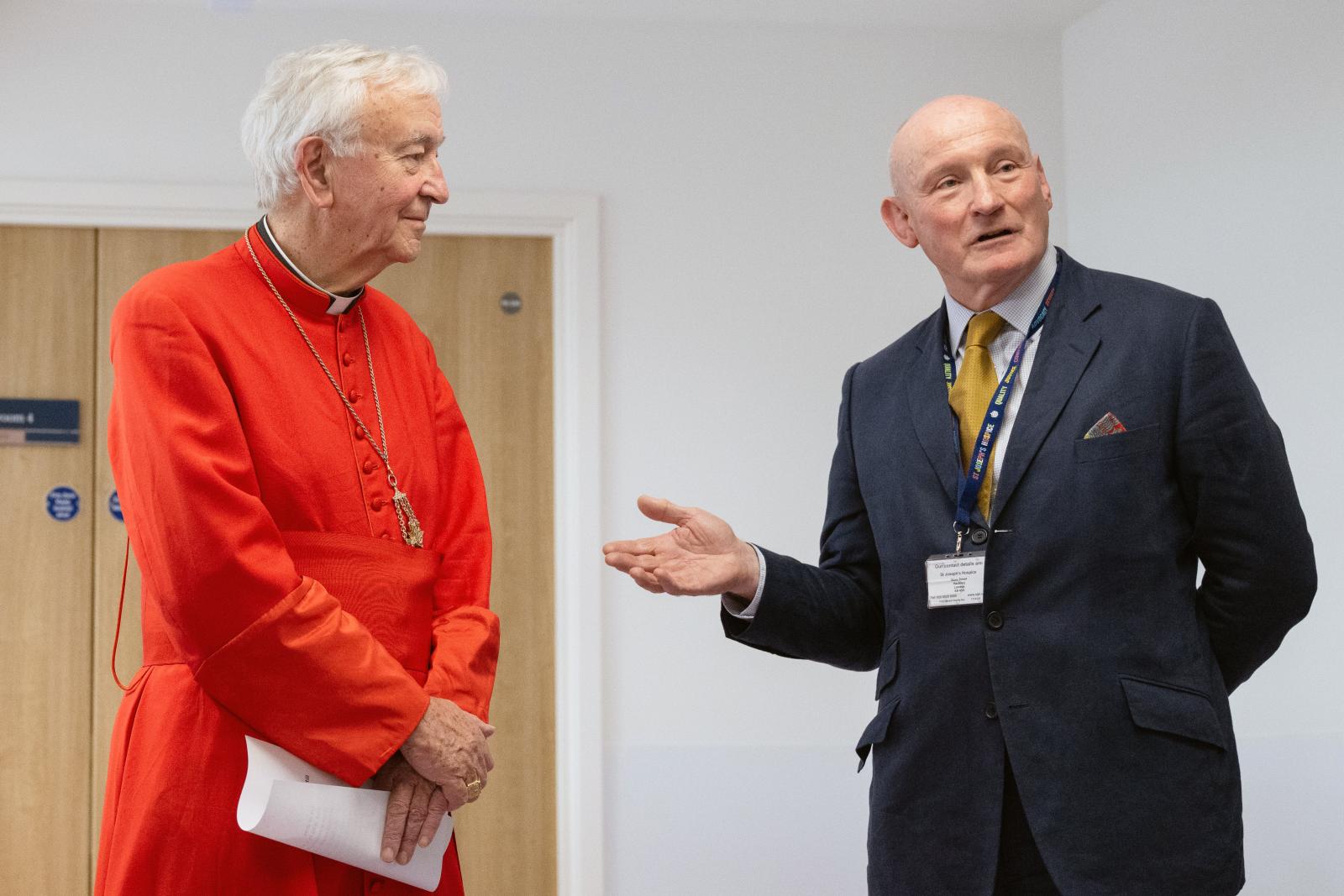 St Joseph’s Hospice announces Chair of Trustees, Paddy McGuinness, is stepping down after nine years