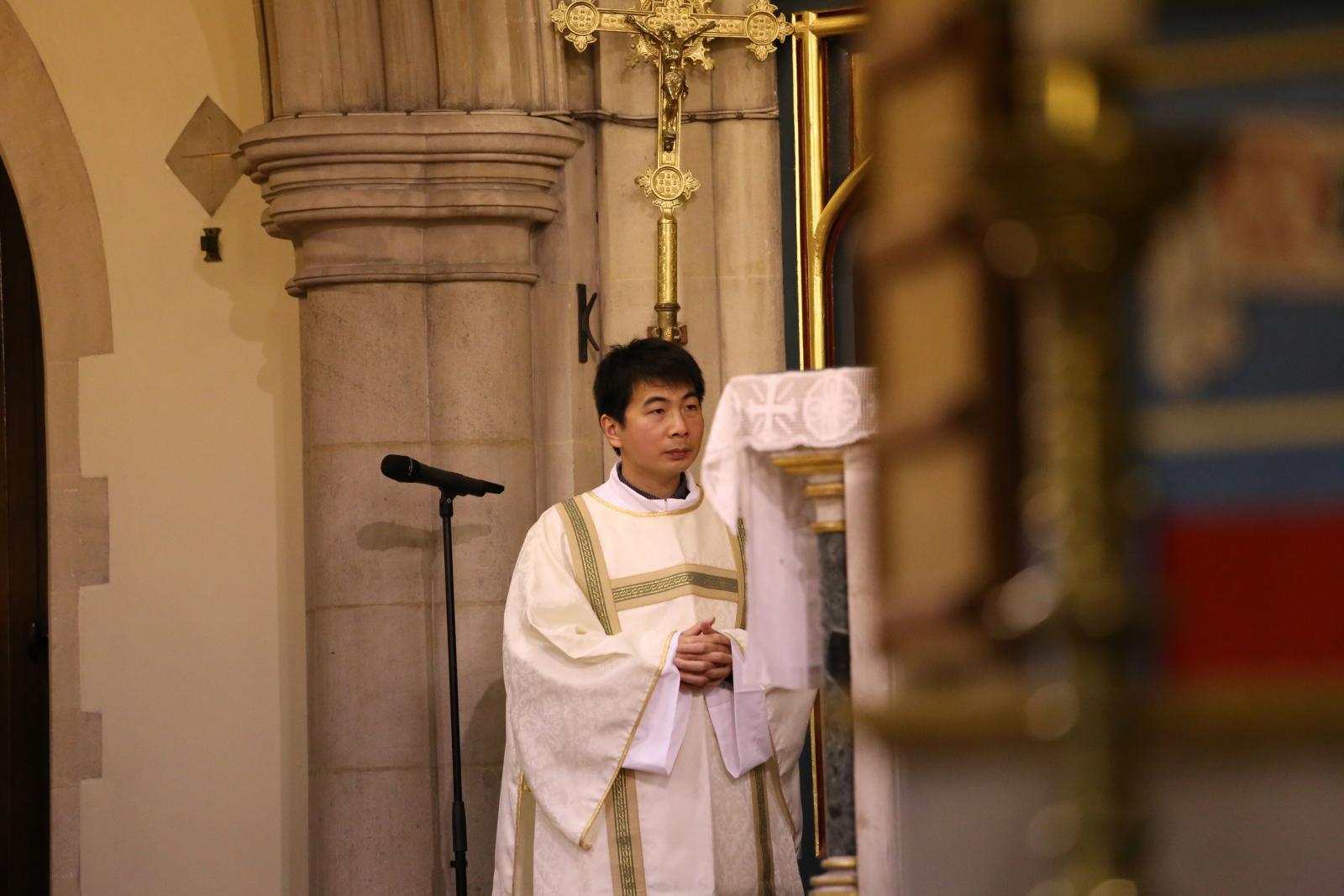 Brother Joseph Cuong a.a. ordained as Deacon in Bethnal Green - Diocese of Westminster