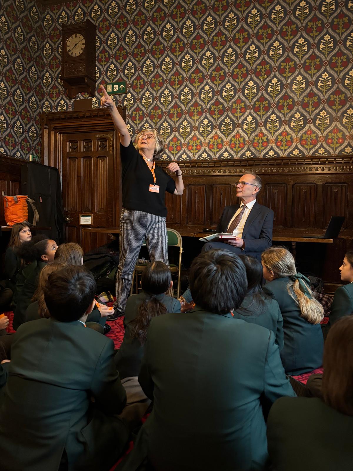 St Joseph's Primary School Pupils Visit Parliament for Arts Education Reception