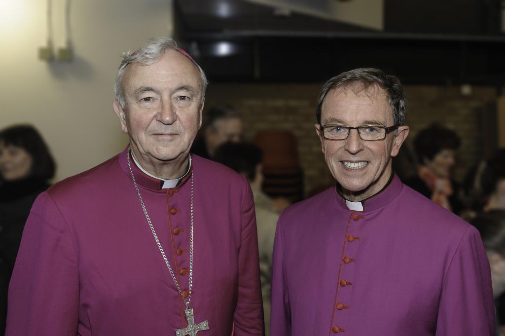 Archbishop Vincent with Canon Robert Plourde