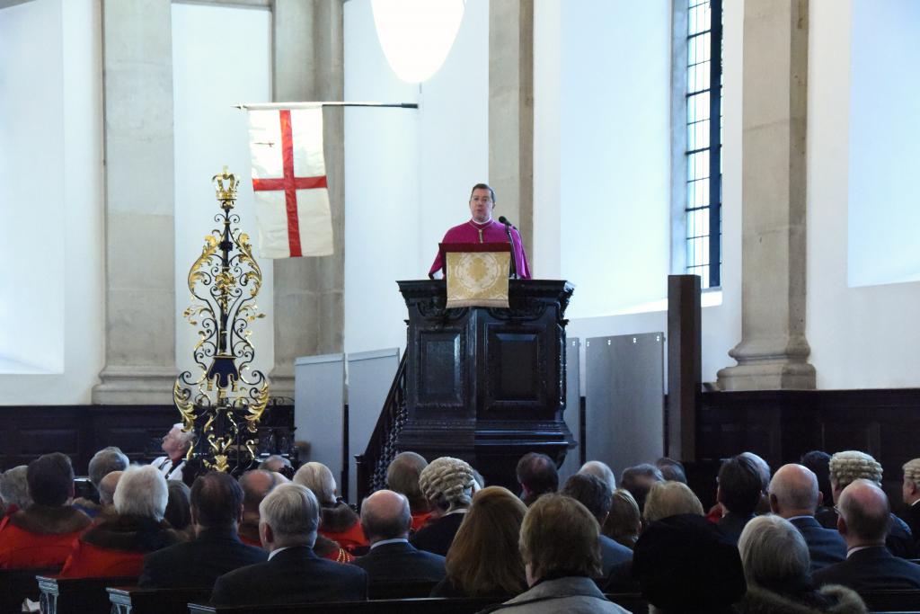 Bishop John Delivers the Spital Sermon