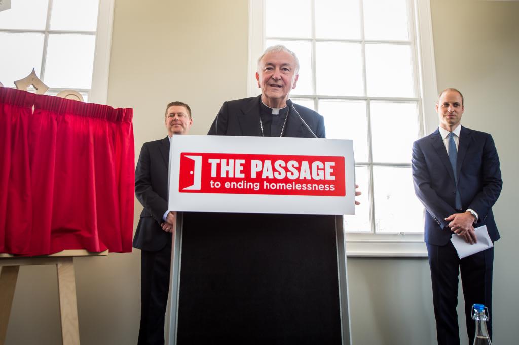 Cardinal Vincent and Prince William Unveil the Passage Refurbishment
