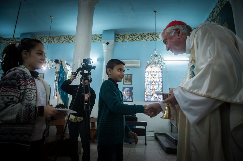 Cardinal Vincent Visits Gaza