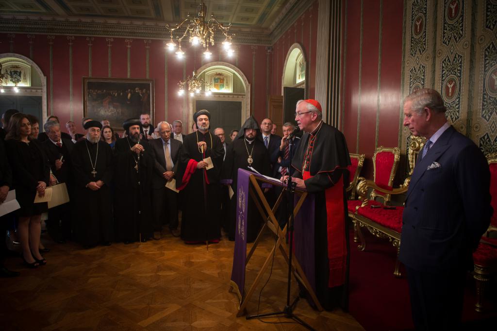 Cardinal Vincent and the  Prince of Wales Offer Prayers for Middle Eastern Christians at Advent Reception