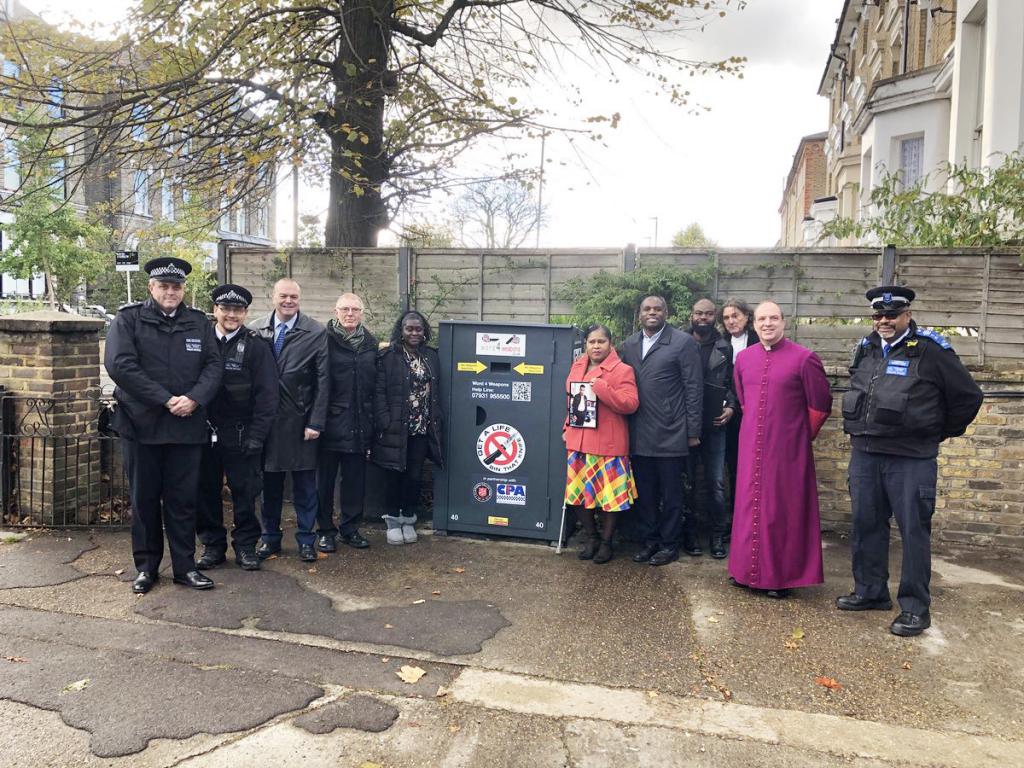 Redemption in the form of a knife bin - Diocese of Westminster