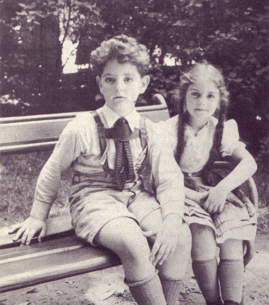 Anna and Francis Wahle as children