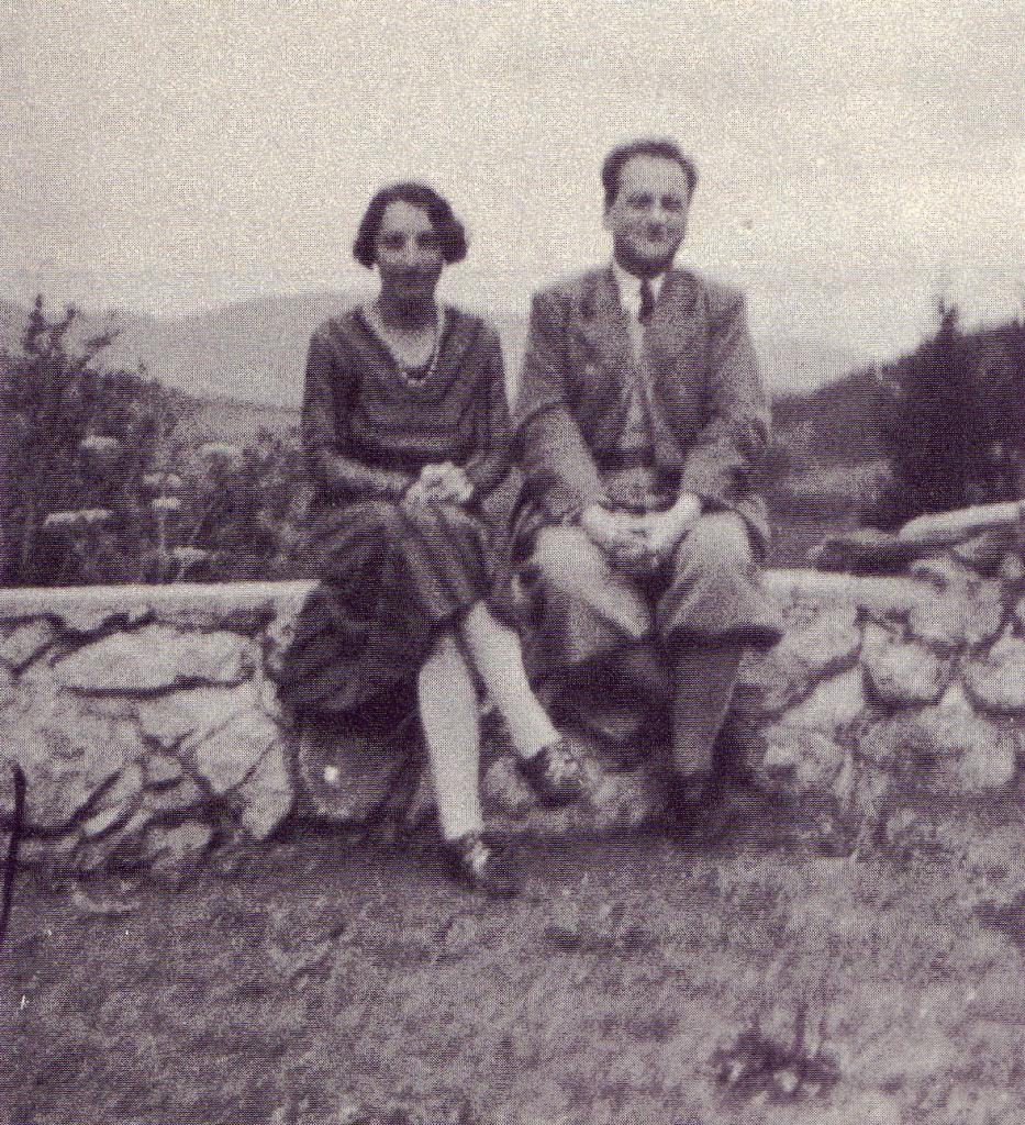 Fr Francis' parents on their honeymoon