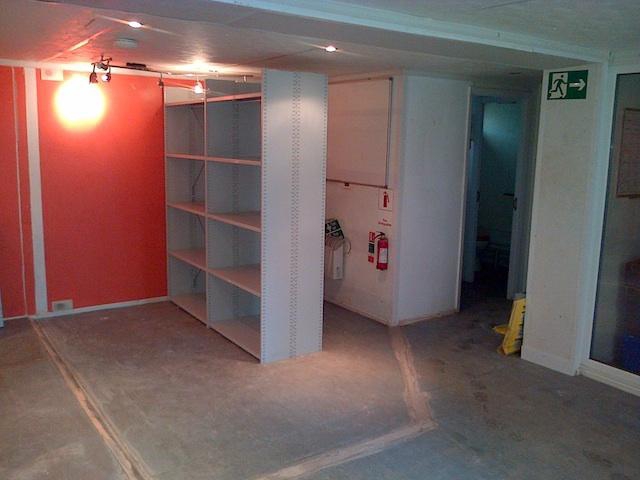 New storage units that have been installed