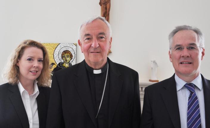 John Coleby (far right) is the new Director of Caritas Diocese of Westminster
