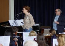 Jane Porter with Marty Haughen at recent Music Day