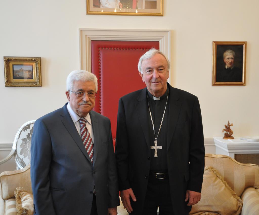 Urgent need for progress on peace process in the Holy Land 