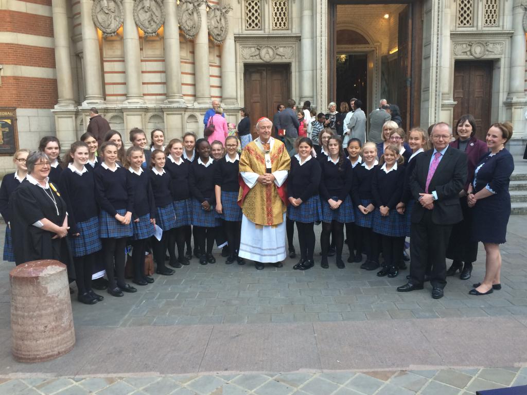 Mayfield Girls School Sings at Mass of the Ascension - Diocese of Westminster