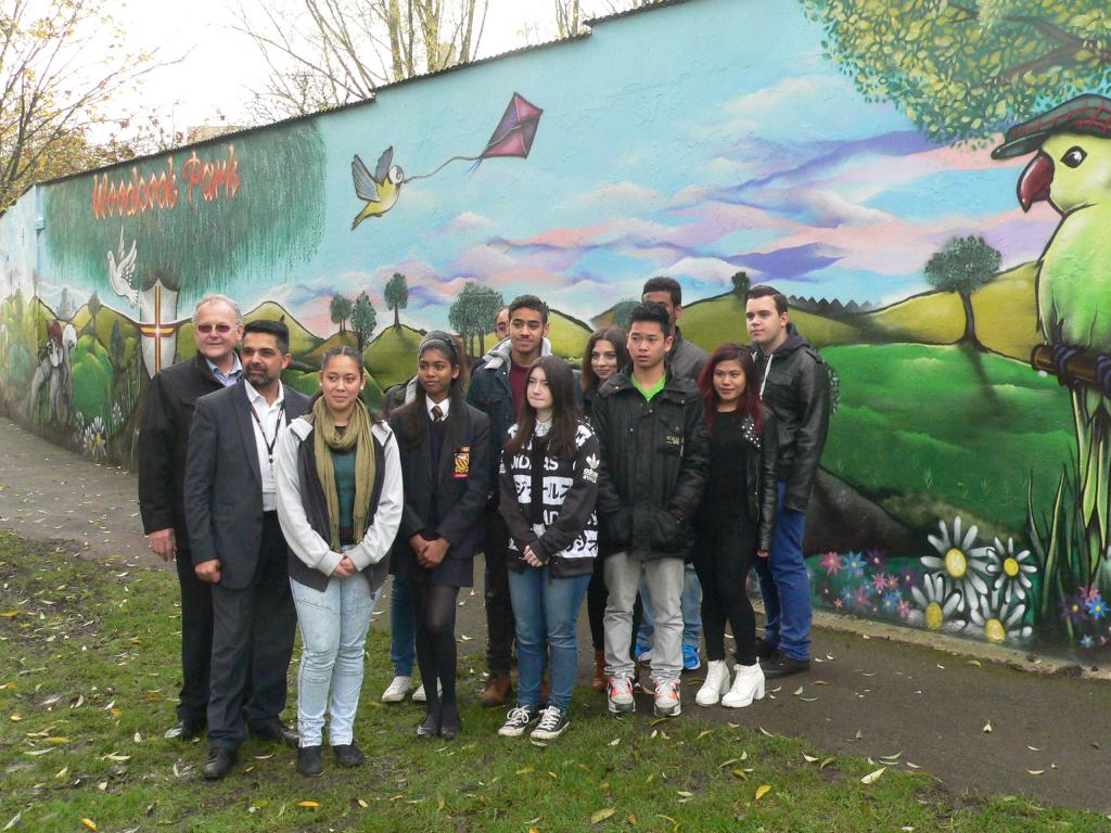 St Gregory's Unveils New Mural
