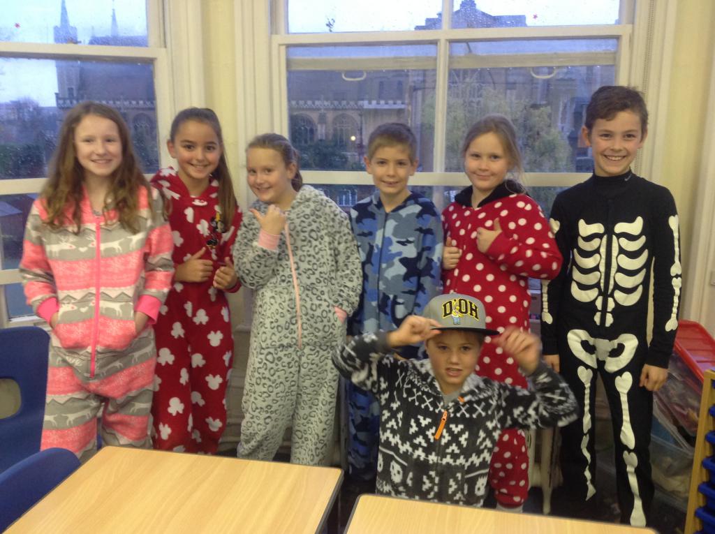 St Benedict's Onesie Friday raises £800 for Diabetes Charity - Diocese of Westminster
