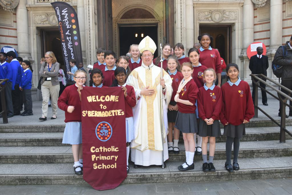 Diocesan Primary Schools Flock to the Cathedral for Good Shepherd Masses