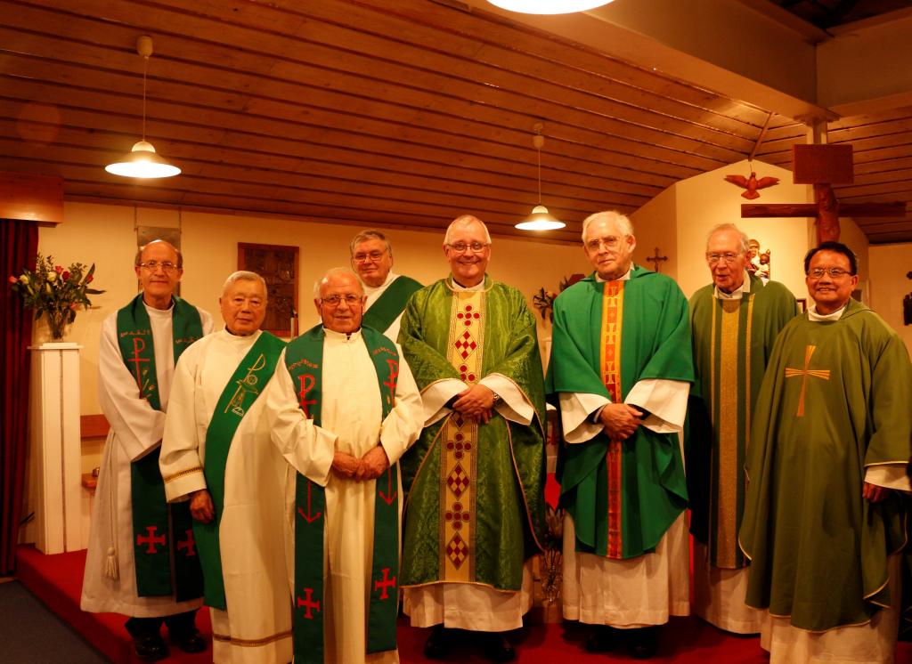 In recognition of priestly service at St Theodore's