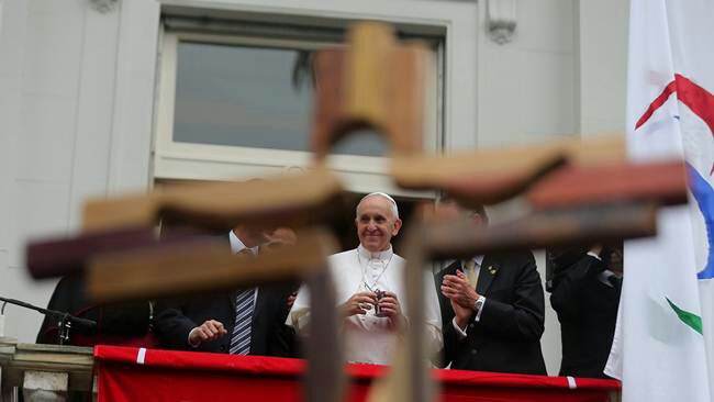 Pope Francis Blesses Olympic Legacy Cross