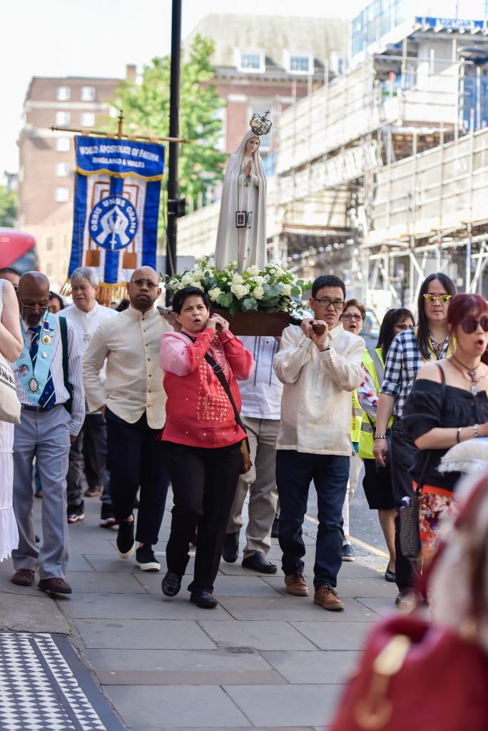 Immaculate Heart Procession in Kensington  - Diocese of Westminster