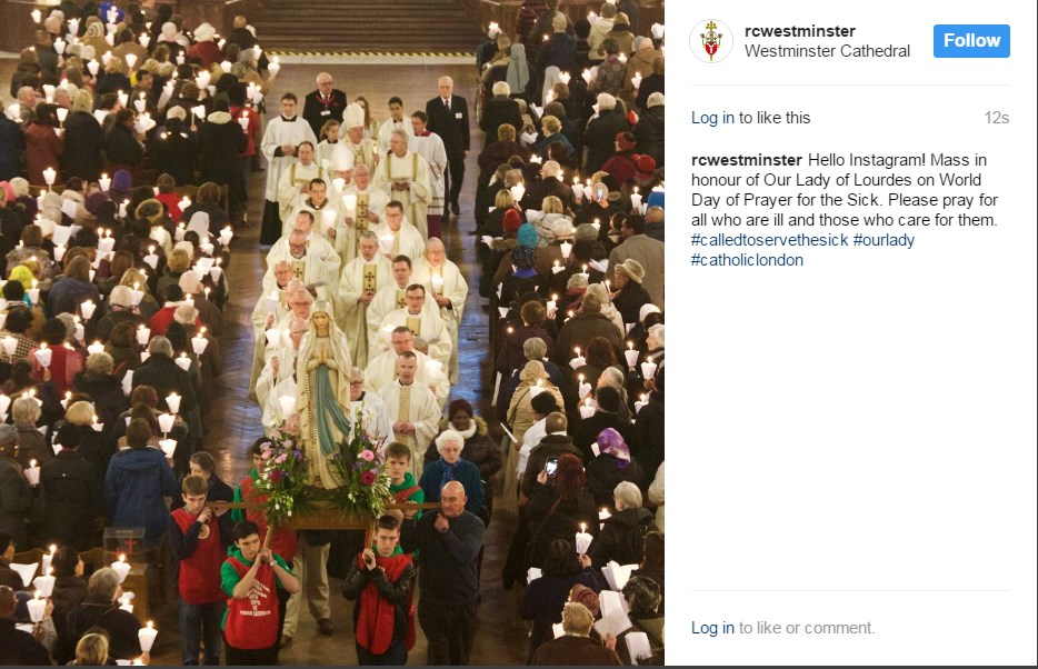 Diocese of Westminster Joins Instagram
