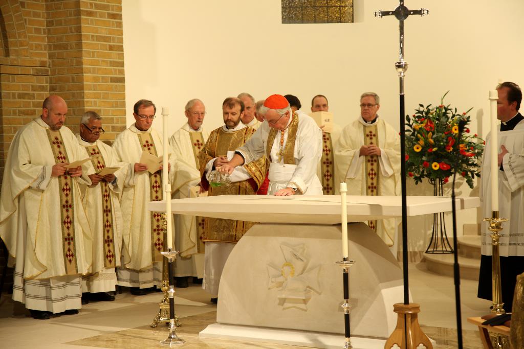 Cardinal Vincent dedicates St John Fisher Church