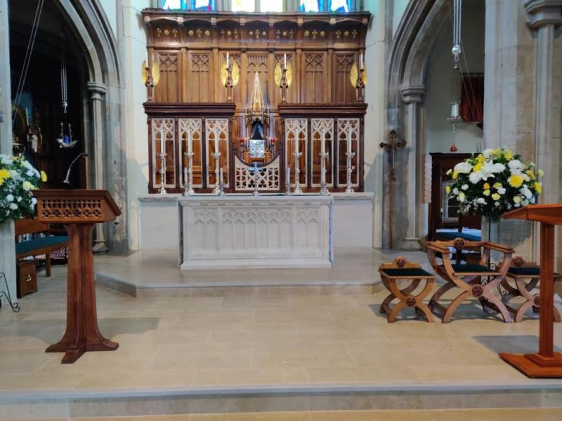 Cardinal dedicates new altar and sanctuary at Sudbury