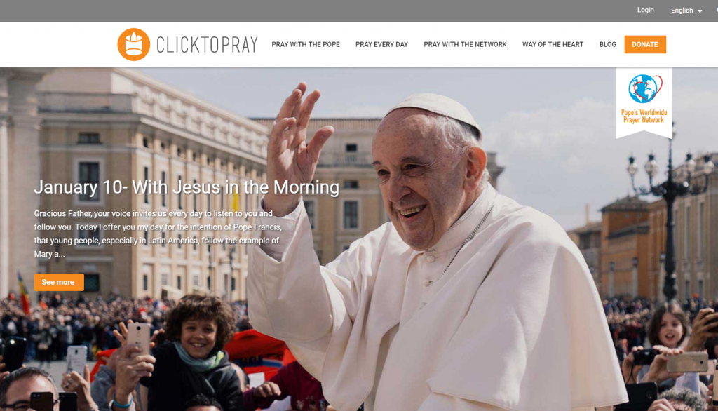 Click to Pray chosen as official prayer platform for WYD Panama - Diocese of Westminster