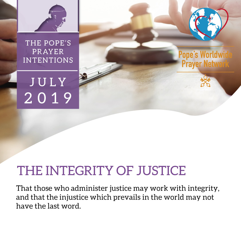 Pope's Prayer Intention: July 2019 - Diocese of Westminster