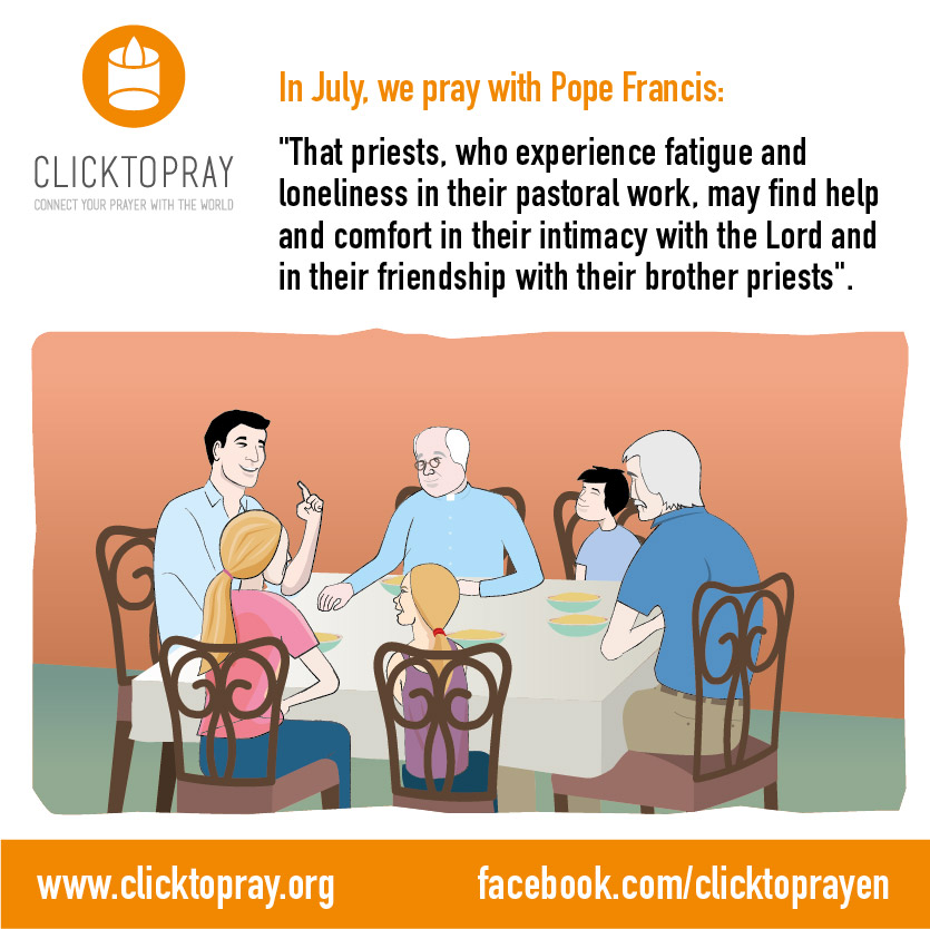 Pope's Prayer Intention: Praying for our Priests - Diocese of Westminster