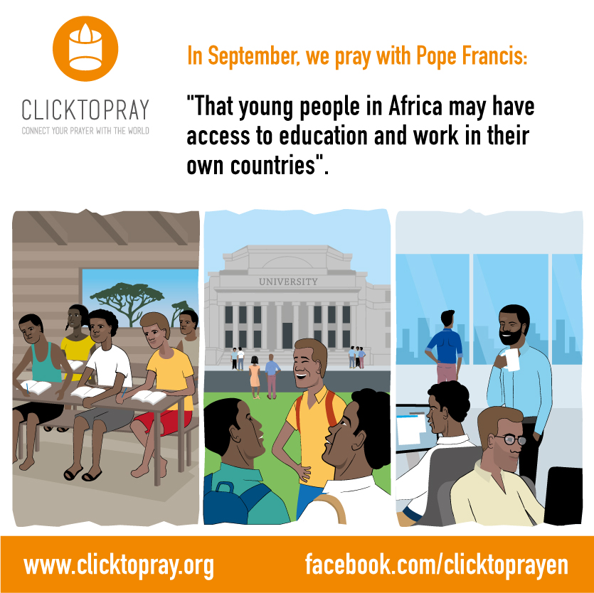 Pope's Prayer Intention for young people of Africa - Diocese of Westminster