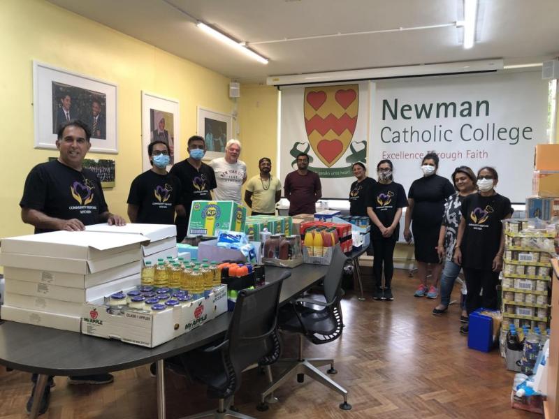 Newman Catholic College joins partners to help community through crisis