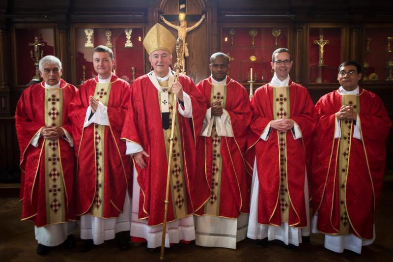 Five Men Ordained Priests