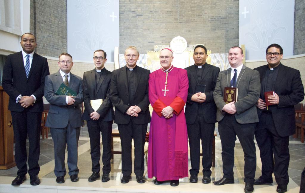 Seminarians Instituted to the Office of Lector at Allen Hall - Diocese of Westminster