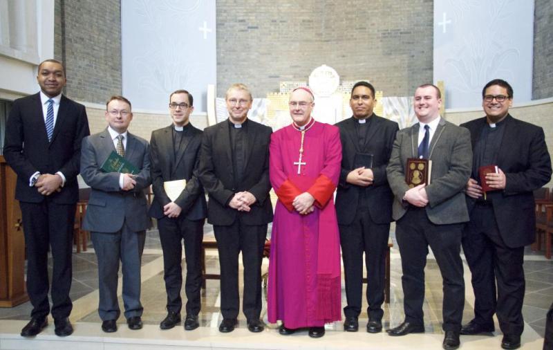 Seminarians Instituted to the Office of Lector at Allen Hall