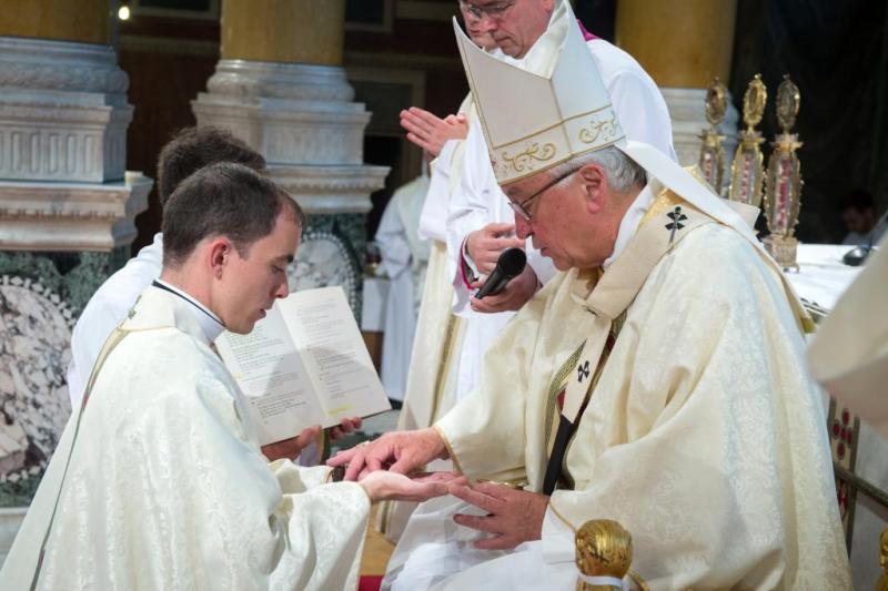 Fr Daniel at his ordination  (Mazur/Catholicnews.org.uk)