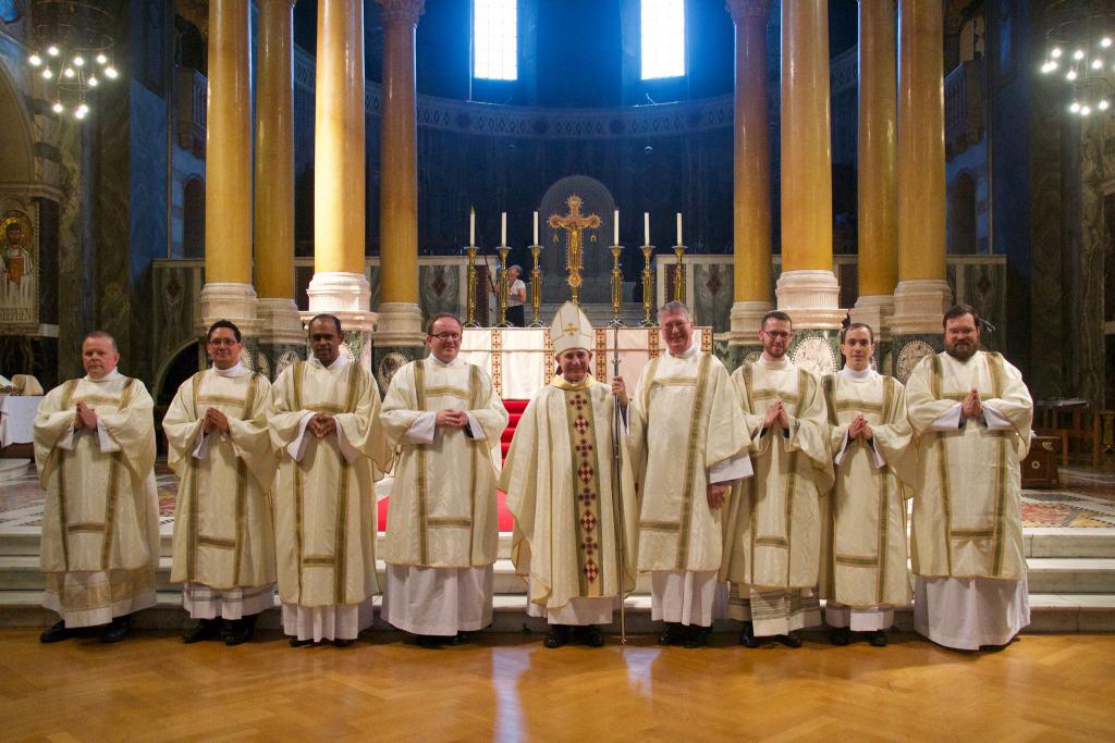 Bishop Paul urges new deacons to be Christ's companions in prayer