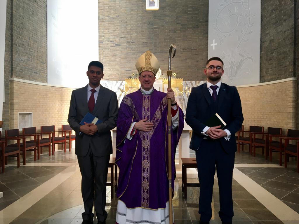 Two instituted to Ministry of Reader - Diocese of Westminster